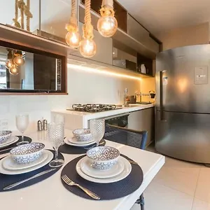  Apartamento Flat Super Luxo Terreo Frente Piscinas